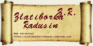 Zlatiborka Radusin vizit kartica